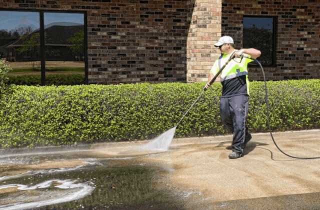 commercial concrete cleaning in costa mesa